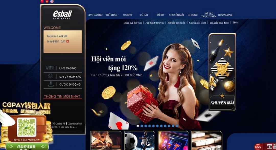Esball VX88 có thâm niên hơn 15 năm trong ngành cá cược online