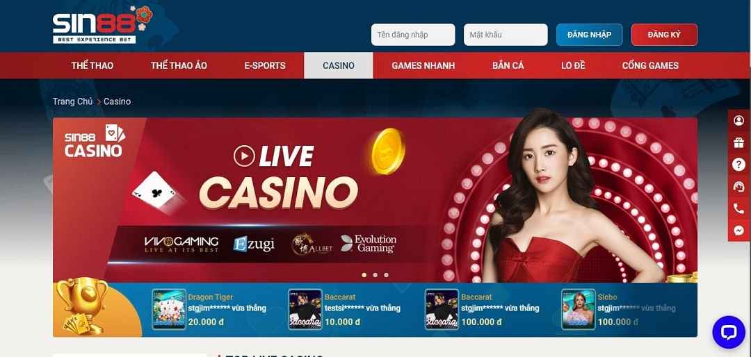 Casino thân thuộc với người chơi Việt