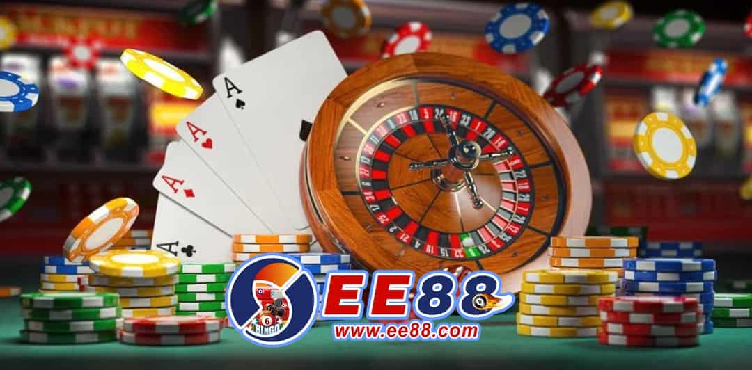 Sảnh chơi Casino tại EE88 luôn tấp nập người chơi