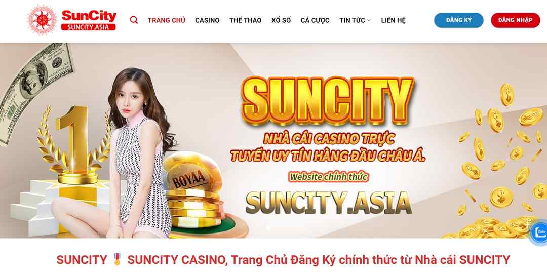 Lưu ý khi đăng ký tài khoản Suncity