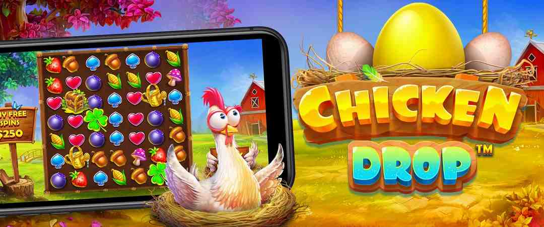 Giao diện Chicken Drop - Trò chơi fruit nổi bật